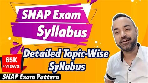 SNAP Exam 2024: Most Important Topic